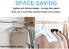 Seropy Stainless Steel Laundry Convenient for Inch Inch Inch Silver Hangers, 40-Pack, Rustproof, Bendable, Durable, Storage, Skirts, Trousers, Coats,