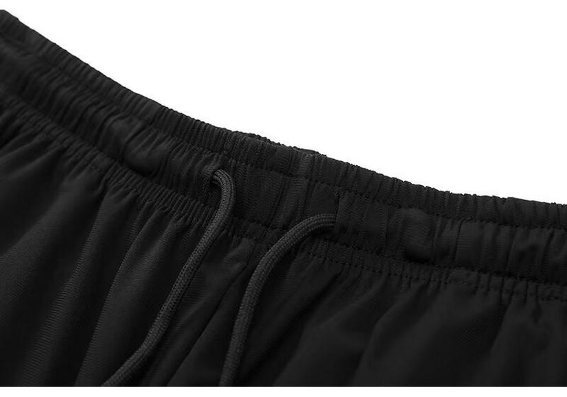 Men's Quick-Dry Nylon Ice Silk Joggers, Zipper, Elastic, Plus Size, Korean Style, Summer Sports Pants