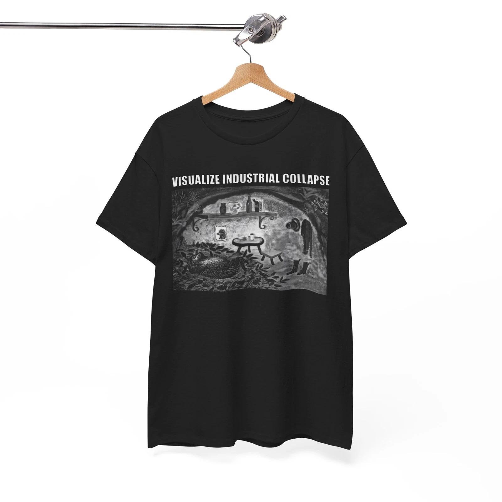 Visualize Industrial Collapse Shirt, Anarchist UNISEX SHIRT XL