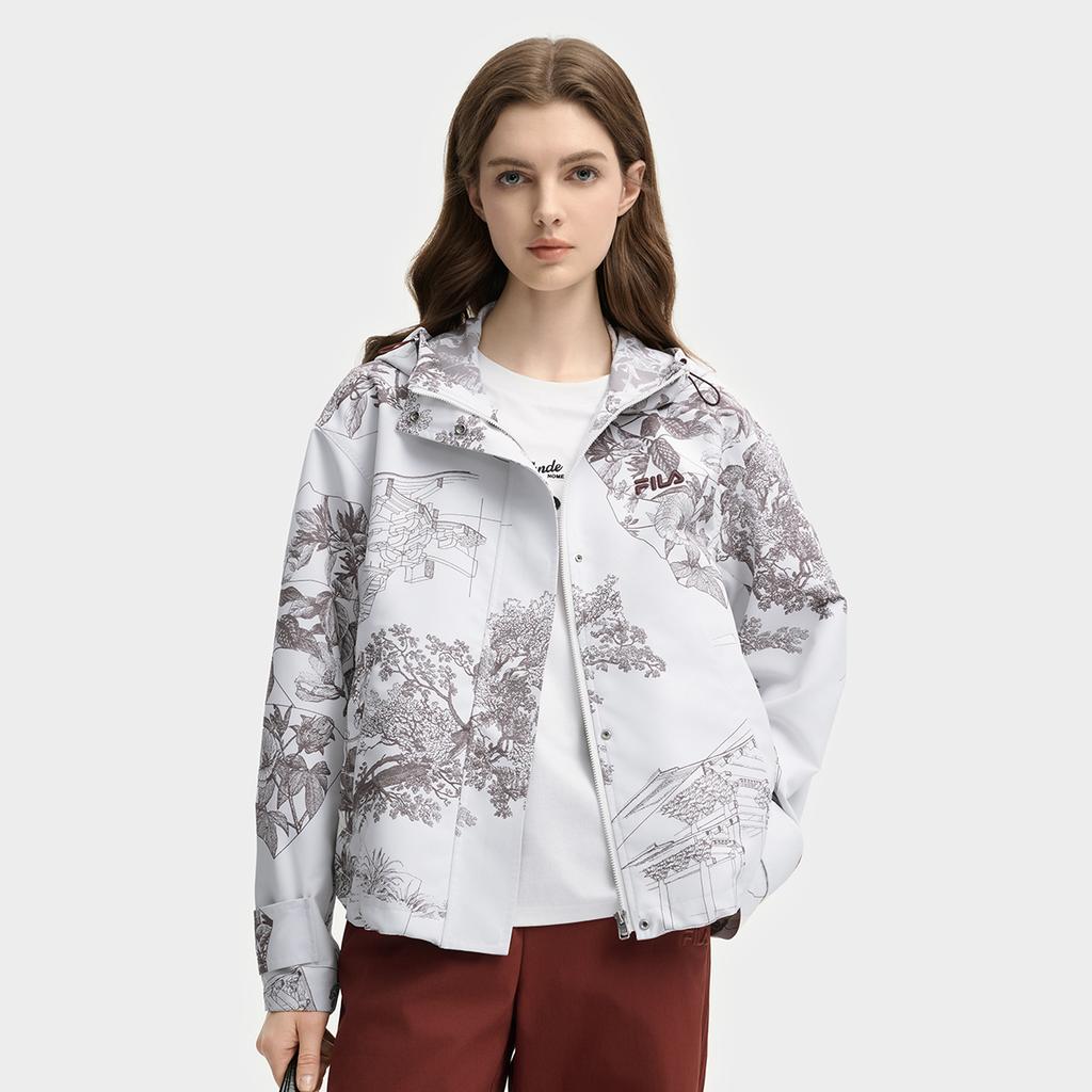 Fila Heritage Casual Fashion Trendy Comfortable Jacket Women Jacket F11W538703F-ZA