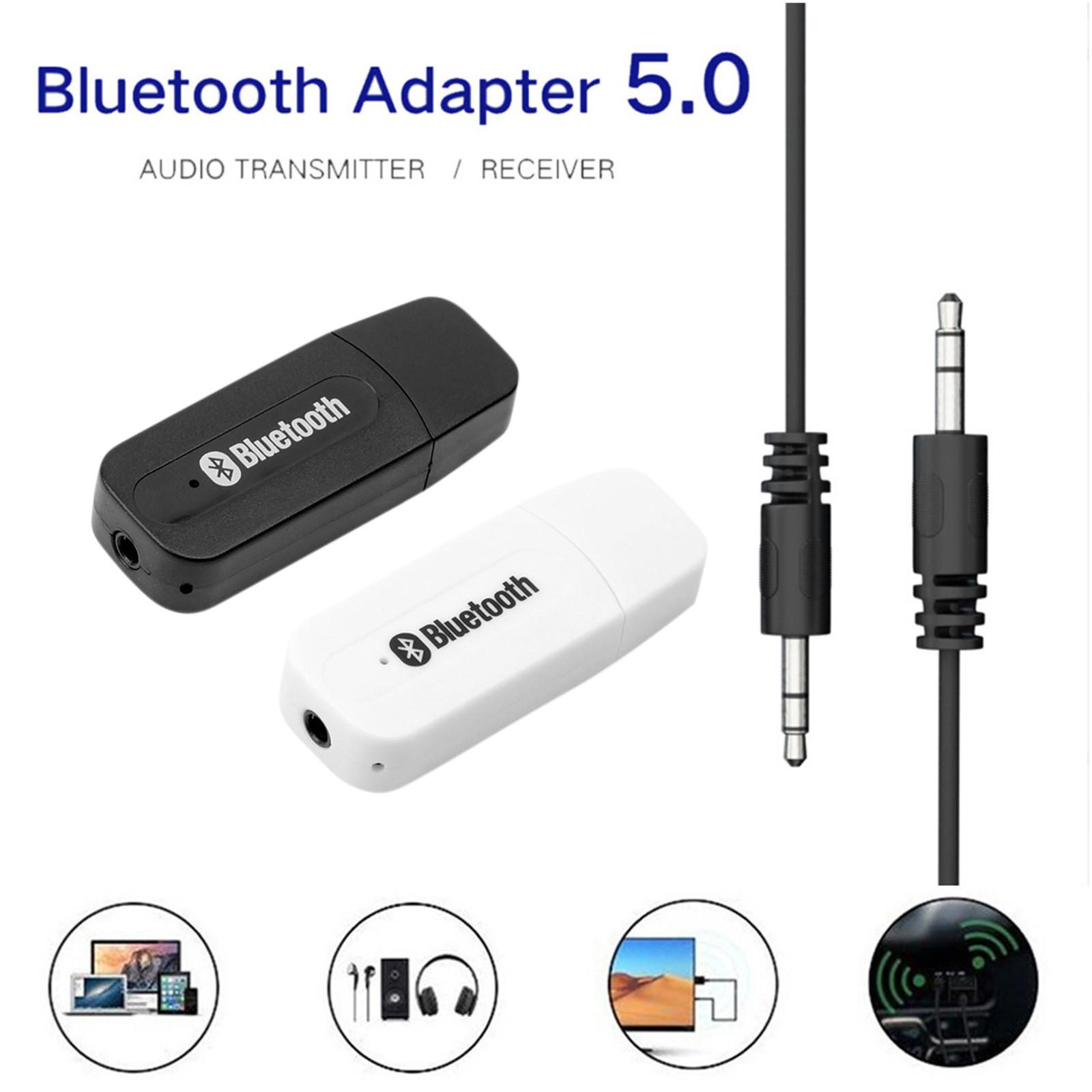 

3,5 мм USB Bluetooth приемник 5.0 аудио передатчик адаптер для ТВ / ПК наушники динамик