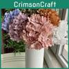 Hydrangea Silk Artificial Flower Lifelike Single Stem For Wedding Home Decor