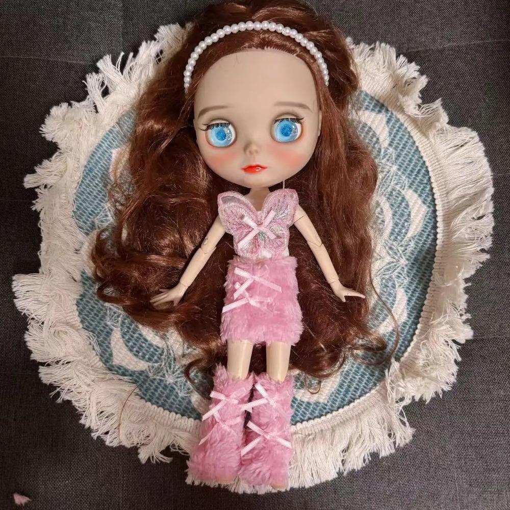 Mode 1/6 Blythe Puppen Outfit Niedlich Ersatzkleidung Blythe Puppen Kleidung Set Zubehör