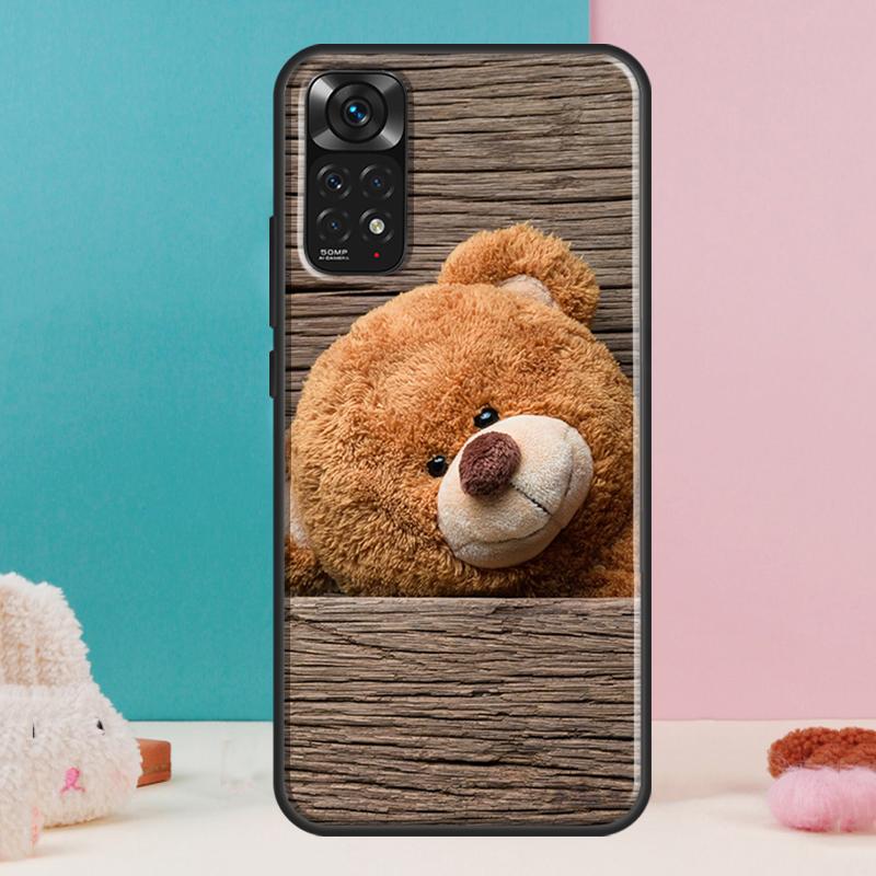 Cute Bear Case For Xiaomi Redmi Note 14 13 12 Pro 11 9 10 9S 10S 11S 12S Redmi 14C 13C 10C 12C Cover