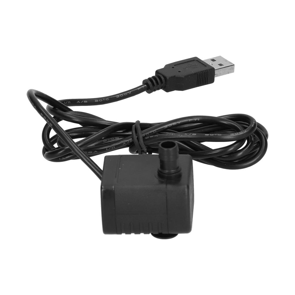 Pompa wodna Bezszczotkowa wtyczka USB Mini pompa głębinowa z przyssawką DC12V 200L/H 150cm Lift