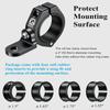Aluminium Alloy UTV Whip Light Flag Mount Solid Heavy Duty Roll Bar Clamp 360° Adjustable Light Bar Mounts Bracket for Roll Cage