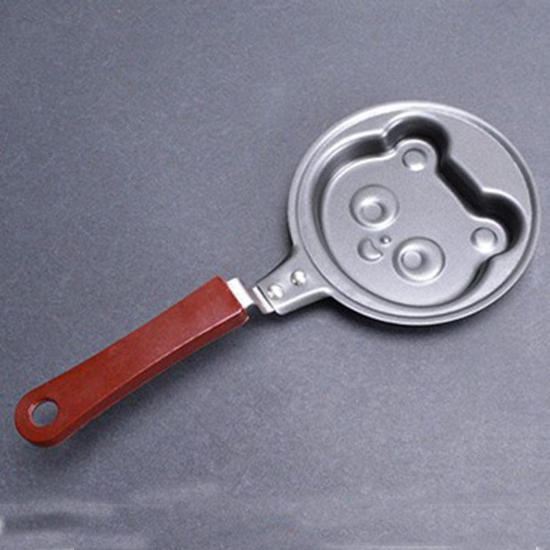 Mini Äggstekpanna Köksartiklar Frukost Kärlekspanna Pannkakspanna Hjärta Omelettpanna Jarhead Utan Lock Gjutjärn Svarta Artiklar
