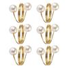 6pcs/set Fashionable Wedding Napkin Rings With Handmade Jewelry Decoration Wedding Halloween Weddings Birthday