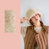 Women's Volume Wool Fisherman's Cap Thickened Autumn And Winter Warm Color Plush Hat