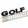 Silver or Black ABS GOLF Car Rear Bumper Trunk English Alphabet Letter Emblem Stickers Badge Decals Car Styling Logo Accessories