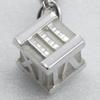 TIFFANY&Co. Atlas Cube Necklace Silver925 7.0g Women Used