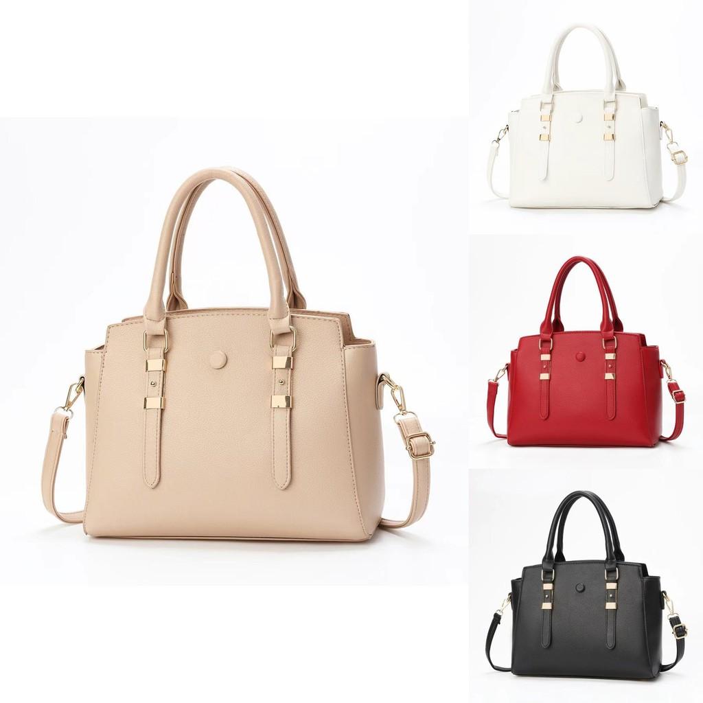 Stylish Pu Handbag For Women Trendy New Season Casual Tote Bag With Chain Design