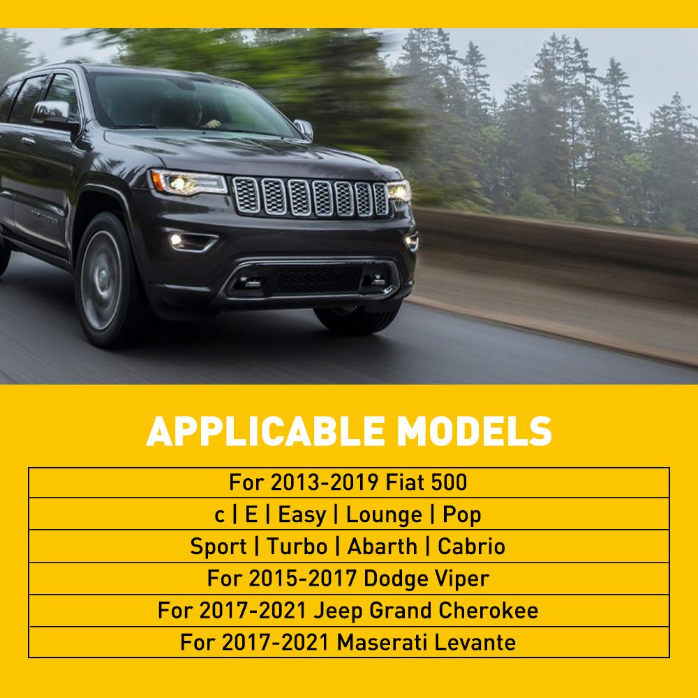 LED License Number Plate Light Bulb 6000K White for Fiat 500 2013-2019 For Dodge Viper 2015-2017 Jeep Grand Cherokee 2017-2025