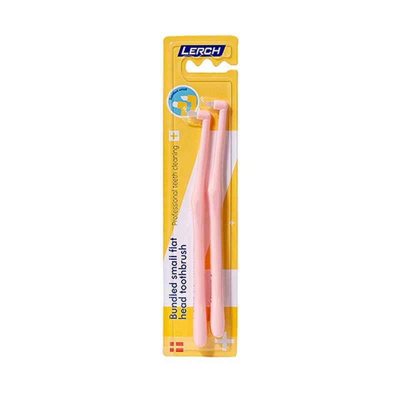 1/2PC Soft Single-Beam Interdental Toothbrush Small Head Teeth Cleaning Tool for Adult Oral Care Deep Cleaning Implant Friendly