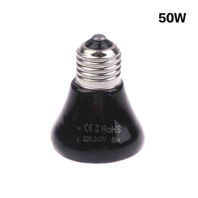 1Pc Reptile Pet Box No Light Far Infrared Ceramic Heating Lamp E27 Small Mini Heat Lamp 25W 50W 75W Mini Pet Heating Lamp