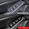 Car Glossy Black Window Glass Lift Button Switch Cover Trim Door Armrest Panel for Honda HRV HR-V Vezel   LHD
