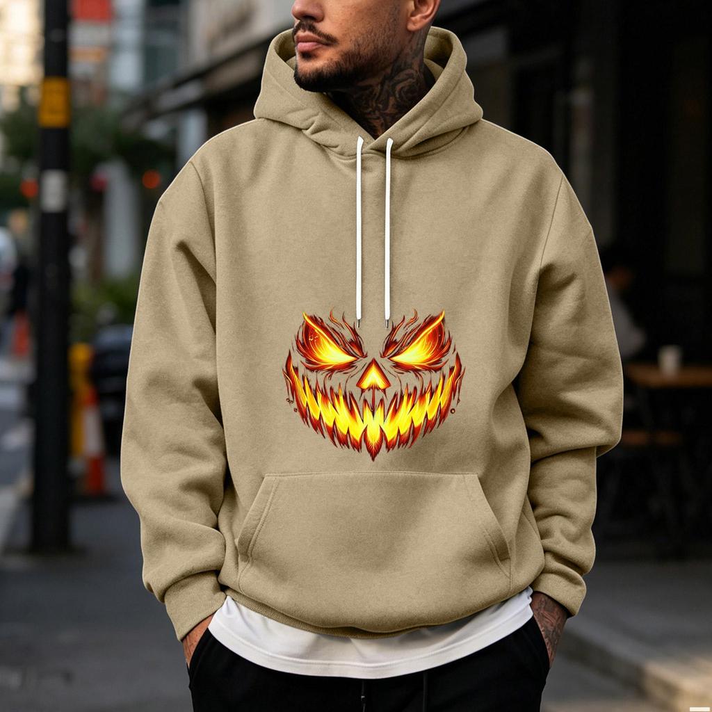 Herren Halloween Motiv - Gefütterter Pullover Hoodie für Freizeitkleidung