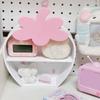 Cute Strawberry Display Shelf 2-Tier Doll Storage Rack Kawaii Ins Desktop Organizer Doll Figure Display Stand Cabinet Home Decor