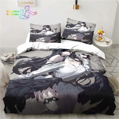 3D Print Albedo Overload Beding Set Single Twin Ful Quen King-Sized Dimensionsd Dimensions Bed Linen Set Bedrom Hentai Anime Girl Beding Gift