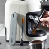 Aluminum Handle Coffee Brush Bar Groove Cleaning Brush Dusting Espresso Long Handle Brush for Bean Grain Coffee