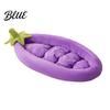 Semi-enclosed Pet Bed Joint Padded Sofa with Vegetable Shape Eggplant Cats Removable Cushion Support Cute