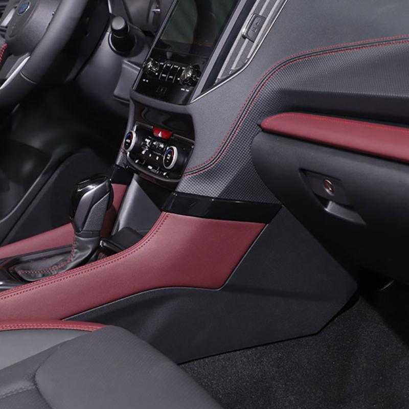 For Subaru Forester 19-25 ABS Blue Car Center Console Air Condition Swtich Side Cover Trim Interior Car Accessories