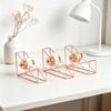 Metal Adhesive Roll Holder Hollow Design Metal Tape Dispenser Modern Tape Dispenser  Home Use