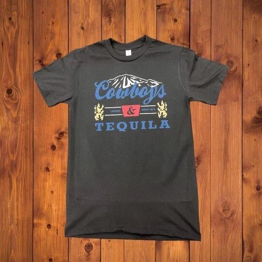 

Cowboys and Tequila Unisex Tee in Black S