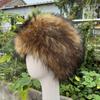 Unisex Thick Fur Dome Cap Retro Warm Flat Top Hat Outdoor Winter Accessories