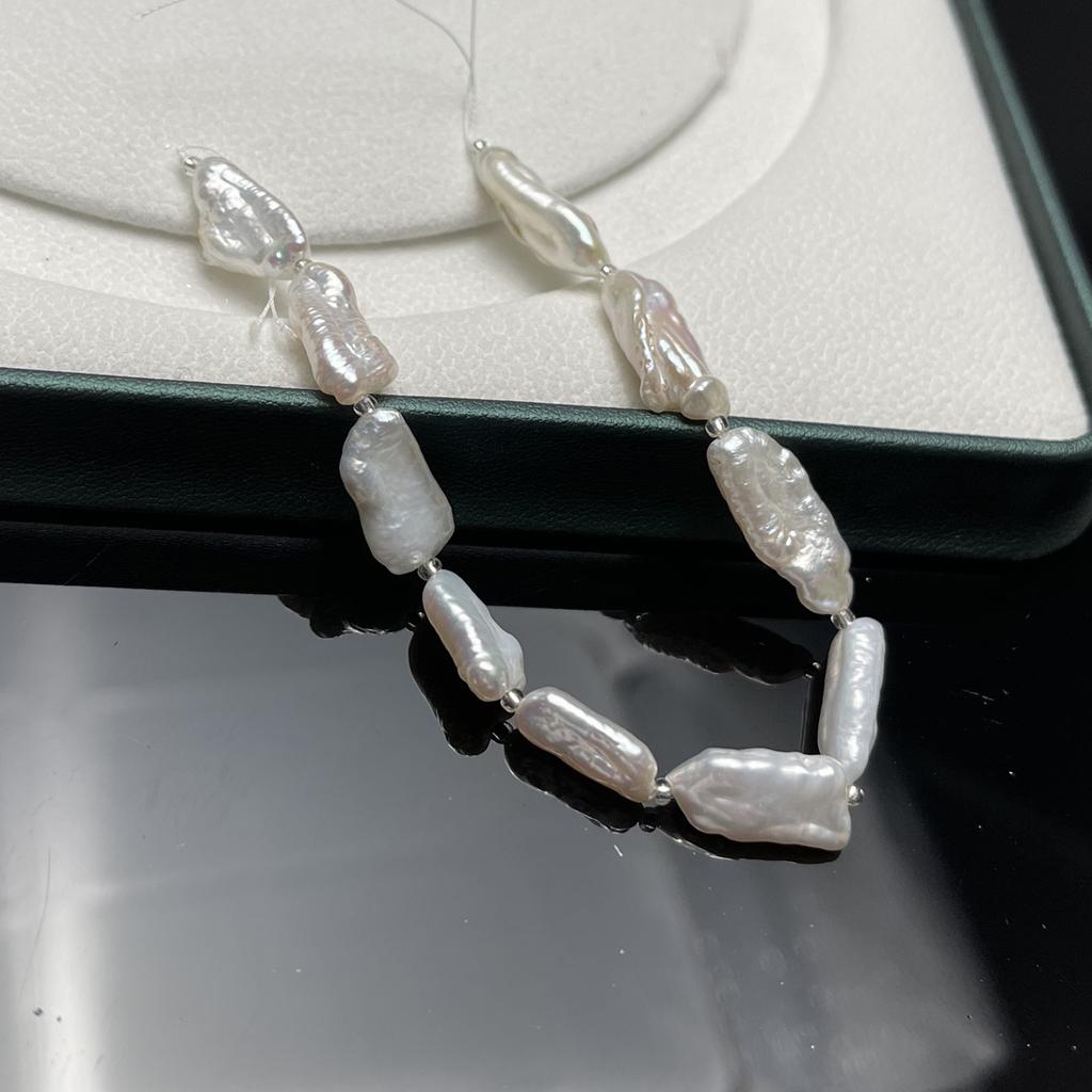 DIY Jewelry Accesorry Baroque Pipa Pearl 6x15-8x20mm For Jewelry Making DIY Necklace Earrings Bracelet Accessory Length 18cm