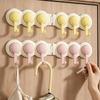 Rotating Row Hooks Self Adhesive Bathroom Hook New Wall Hook Hanger  Corner Storage