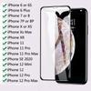 Закаленное стекло с 3D изогнутыми краями на iPhone 6, 6S, 7, 8 Plus, полное стекло на iPhone 11, 12 Pro, XS Max X XR, защитная пленка для экрана