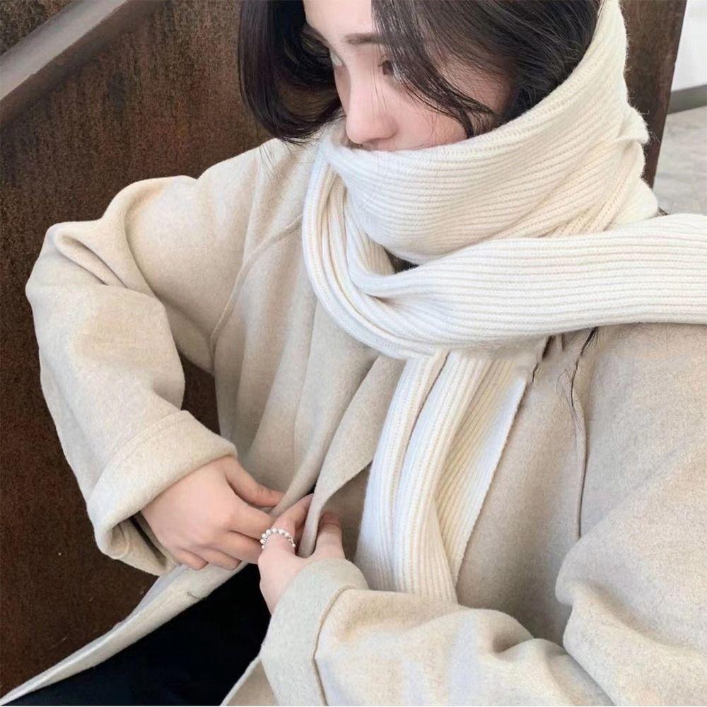 Brand Sweater Tops Warm Warm Shawl Wrap Women  Scarf Korean Style Scarf Autumn Winter Shawl Scarf