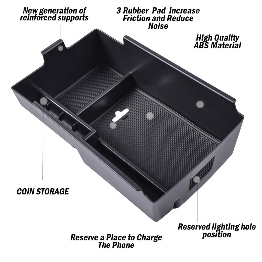 Center Console Organizer For Chevy Equinox 2018 2019 2020 2025 2025 2025 2025 Car Accessories Armrest Storage Box Insert Tray