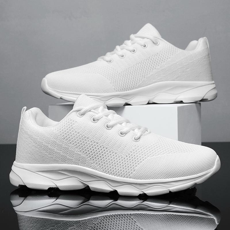 Summer Women Casual Shoes Soft Portable Sneakers Walking Shoes Flat Soles For Women Breathable Slip On White Shoes