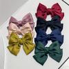 high quality7pcs/6pcs Spring and Summer Sweet Temperament Fabric Bow Hair Clip ins Princess Style Bang Clip Edge Clip Women's Hair Accessories
