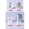 AN6-AN12 Male Welding Solder Fitting Bung Hose Adapter Oil Aluminum Thread Mounting Screw for Car Performance