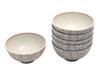 New Everyday Lightweight Tea Bowl Series Feather Sakura Lightweight Tea Bowl Medium Flat Set of 6 [Commercial Set]