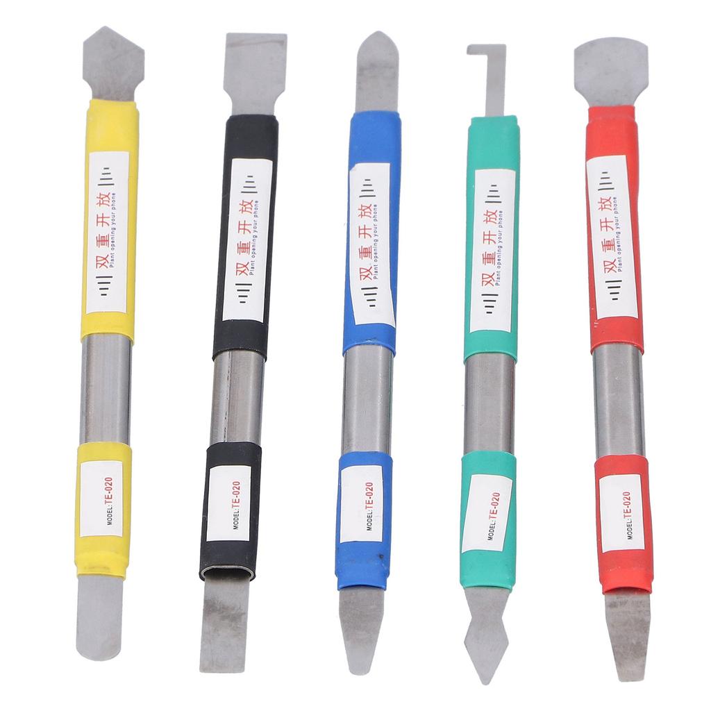 TE020 5 In 1 MultiFunction Pry Bar Glue Scraping Stainless Steel Scraper Repair Tool
