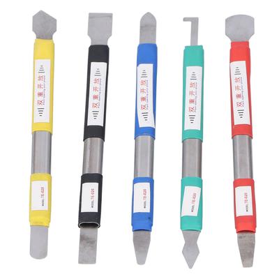 TE020 5 In 1 MultiFunction Pry Bar Glue Scraping Stainless Steel Scraper Repair Tool