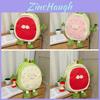 Backpack For Kids With Nylon And Fruit Pattern For School And Daily Use