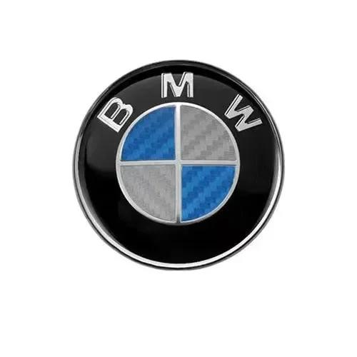 1pcs 74mm 82mm Black White Car Emblem Front Hood Rear Trunk Badge for BMW E46 E39 E38 E90 E60 E92 E93 X1 X3 X2 X5 wzdr27