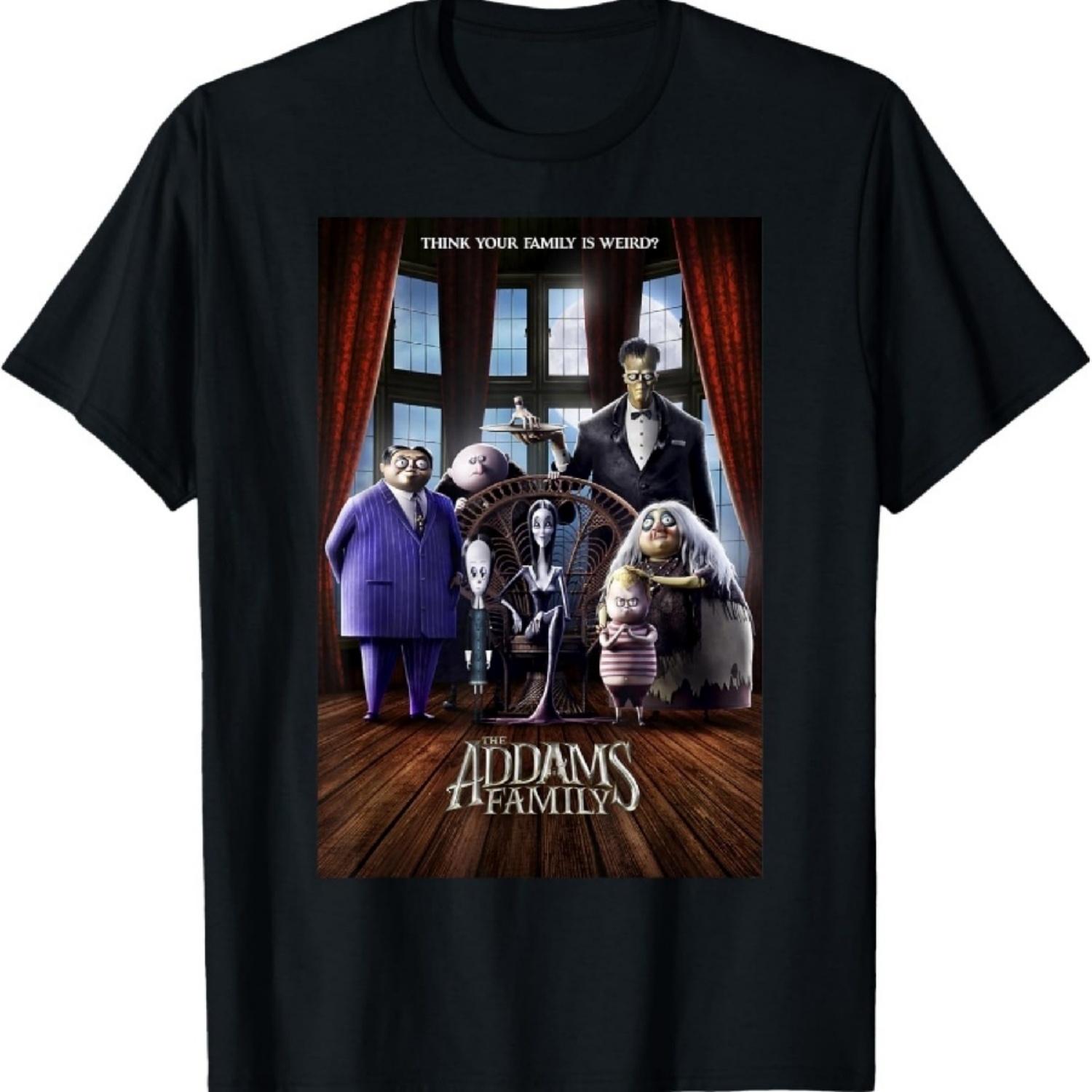 

Addams Family Group Shot Portrait Movie Poster T-Shirt XXXXXL чорний