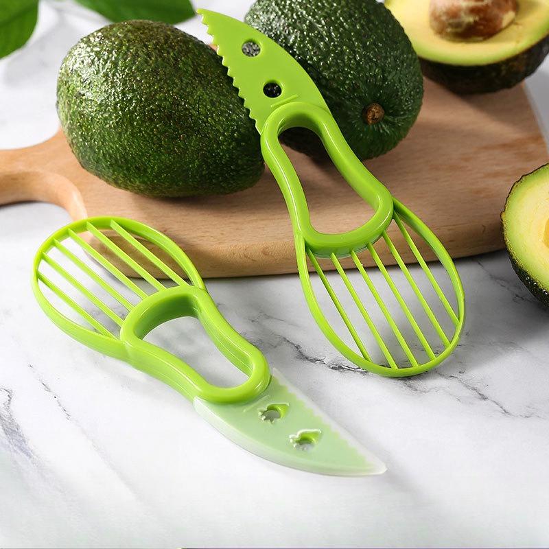 Multifunctional 3 In 1 Avocado Slicer, Outdoor Home Kitchen Camping Accessories Tools