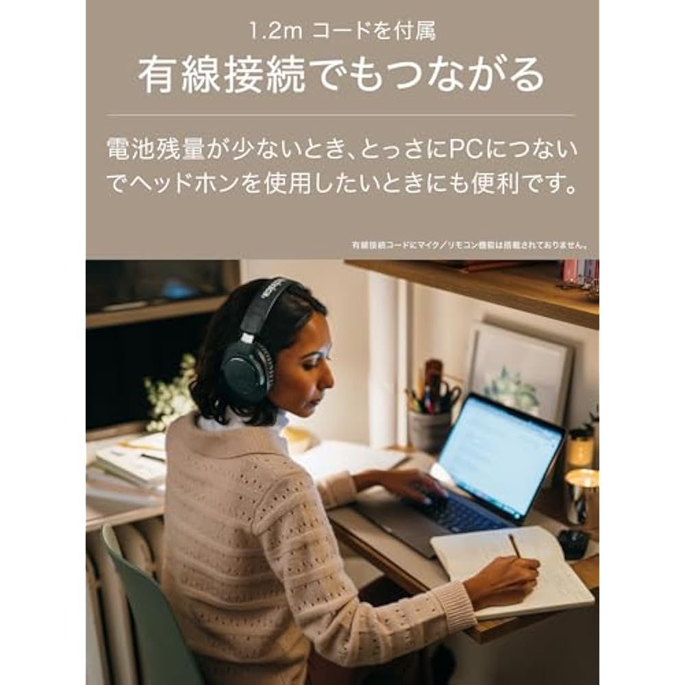 Audio-Technica ATH-M20xBT WH Wireless Headphones Headphones Bluetooth Wired Headphones 40mm CCAW ...