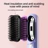 Hair Straightener, Portable Negative Ion Cordless Hair Straightener, Straighten Curly Hair, 3-speed Adjustable Temperature Heated Hair Brush