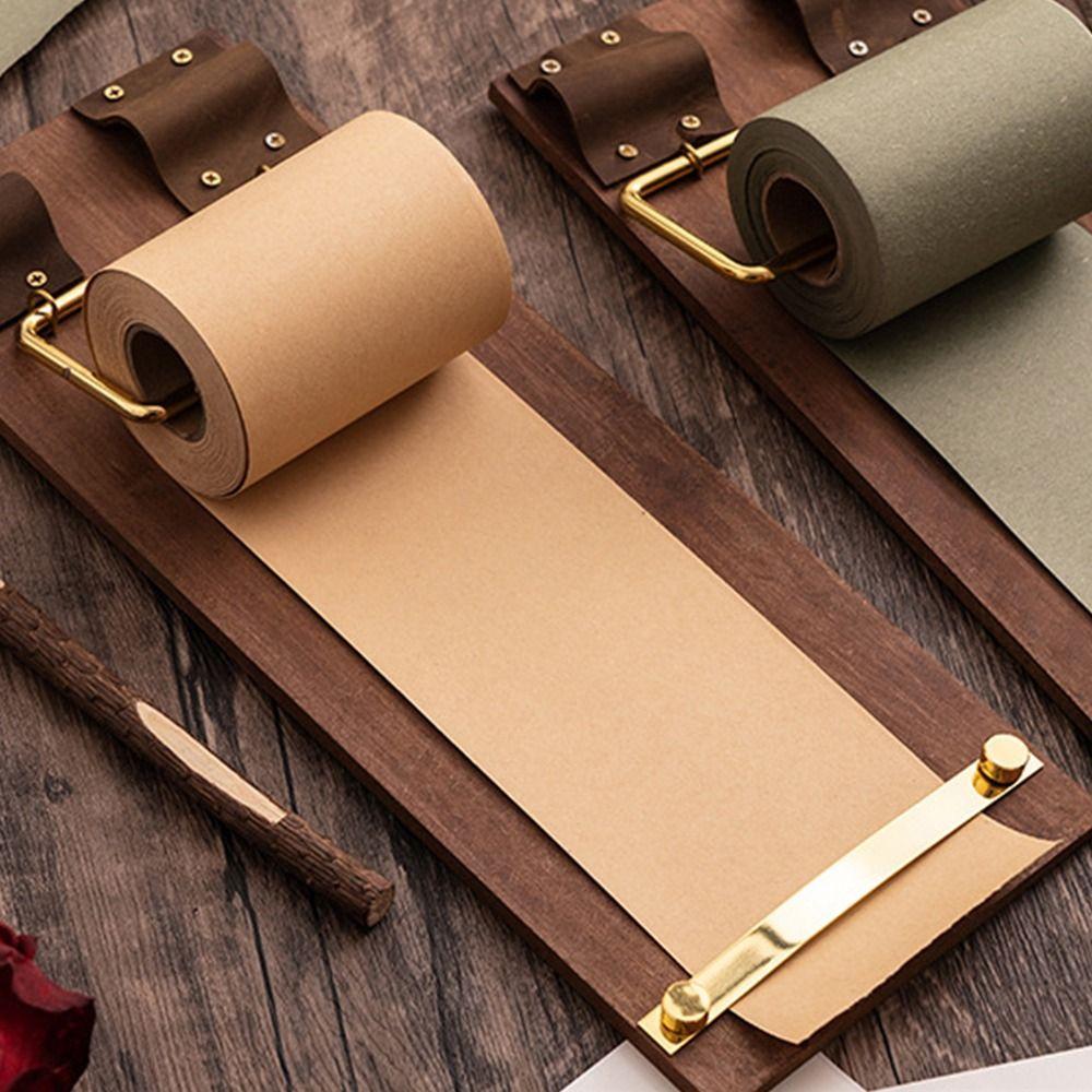 Hangable Vintage Sticky Notes Tear-Off Note Splint Message Pad Wooden Memo Clipboards  Wall Decor