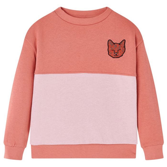 Kids' Color Block Sweatshirt Pink 92/104/116/128/140