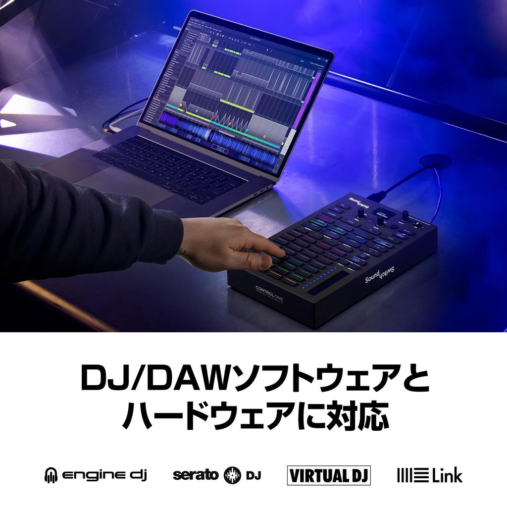 SoundSwitch DMX DJ-Bühnenlicht-Controller SoundSwitch-Software Kompatibel mit HUE-Lichtsteuerung Control One DMX/Philips