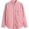 Levis Loose Versatile Plaid Point Collar Long Sleeve Shirt Men Shirts A1919-0072